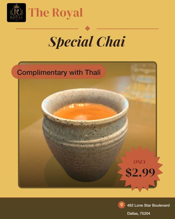 Finished PostMyPlatter post, The Royal Special Chai